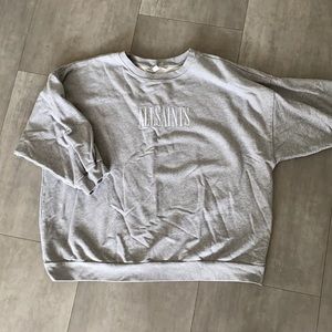 Grey All Saints sweater